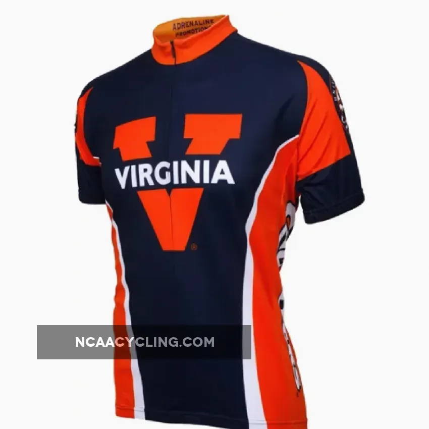 Adrenaline Promo University of Virginia Cavaliers 3/4 zip Men's Cycling Jersey
