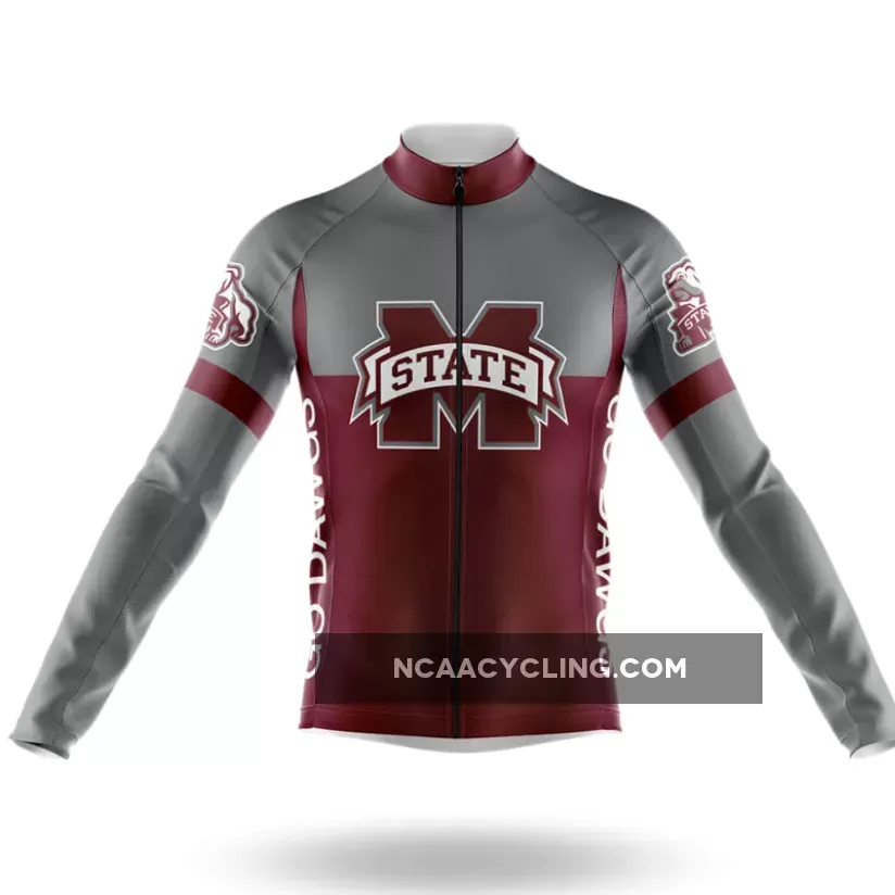 Mississippi State University V2 Long Sleeve Cycling Jersey Only