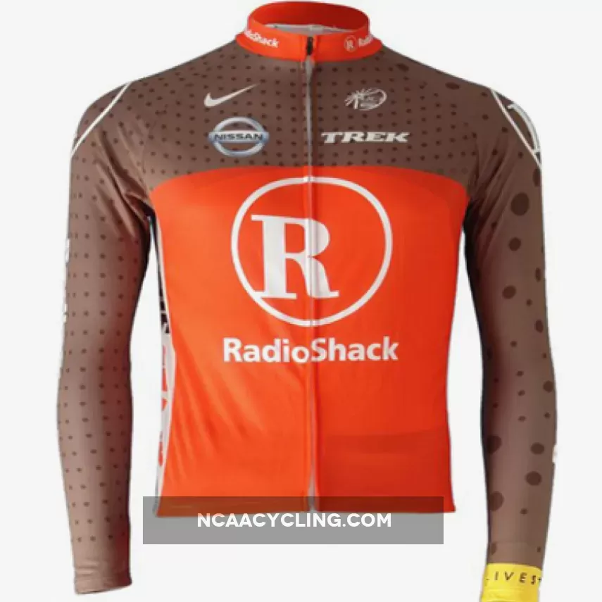 2010 RadioShack Red Cycling Long Winter Jacket Outlet