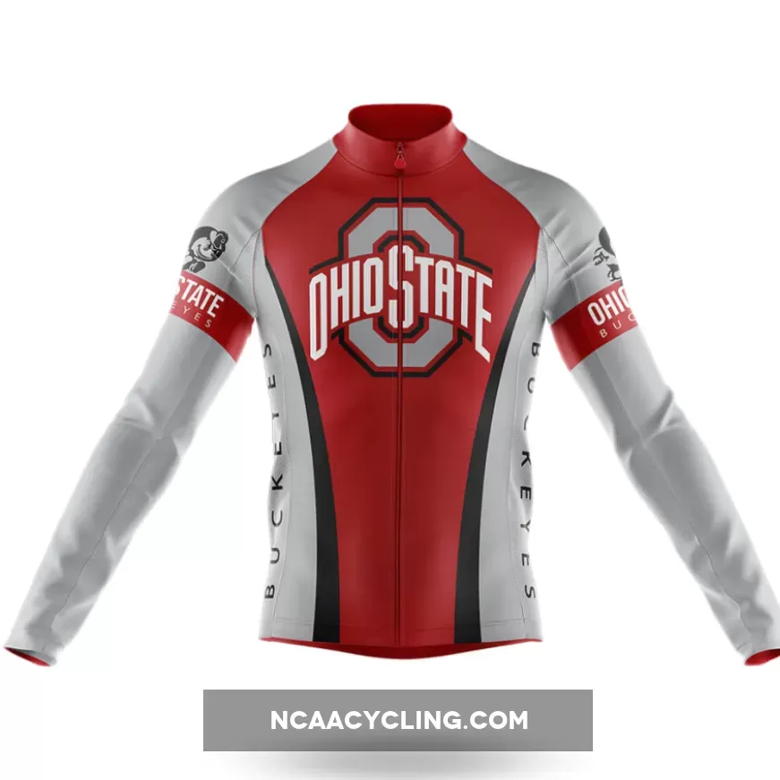 Ohio State Long Sleeve Cycling Jersey Only | ohio state bike jersey