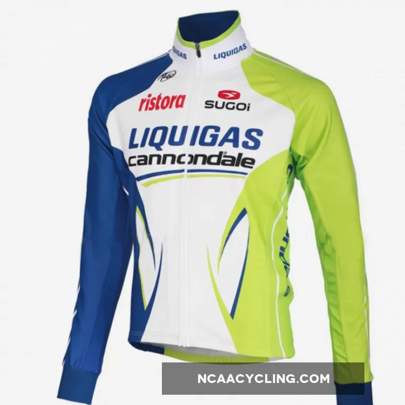 LIQUIGAS-CANNONDALE Long Sleeve Jersey 2012 To Buy