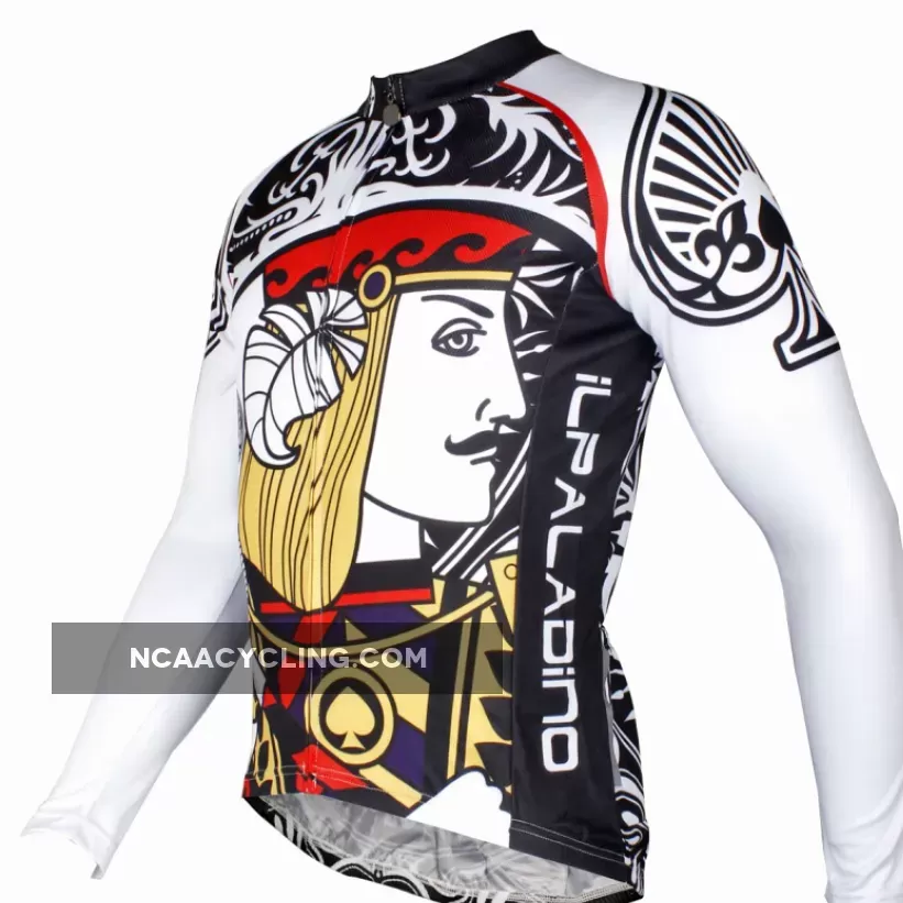 Poker Face Playing Card Spades Jack Men's Biking Cycling Suit Jersey NO.639