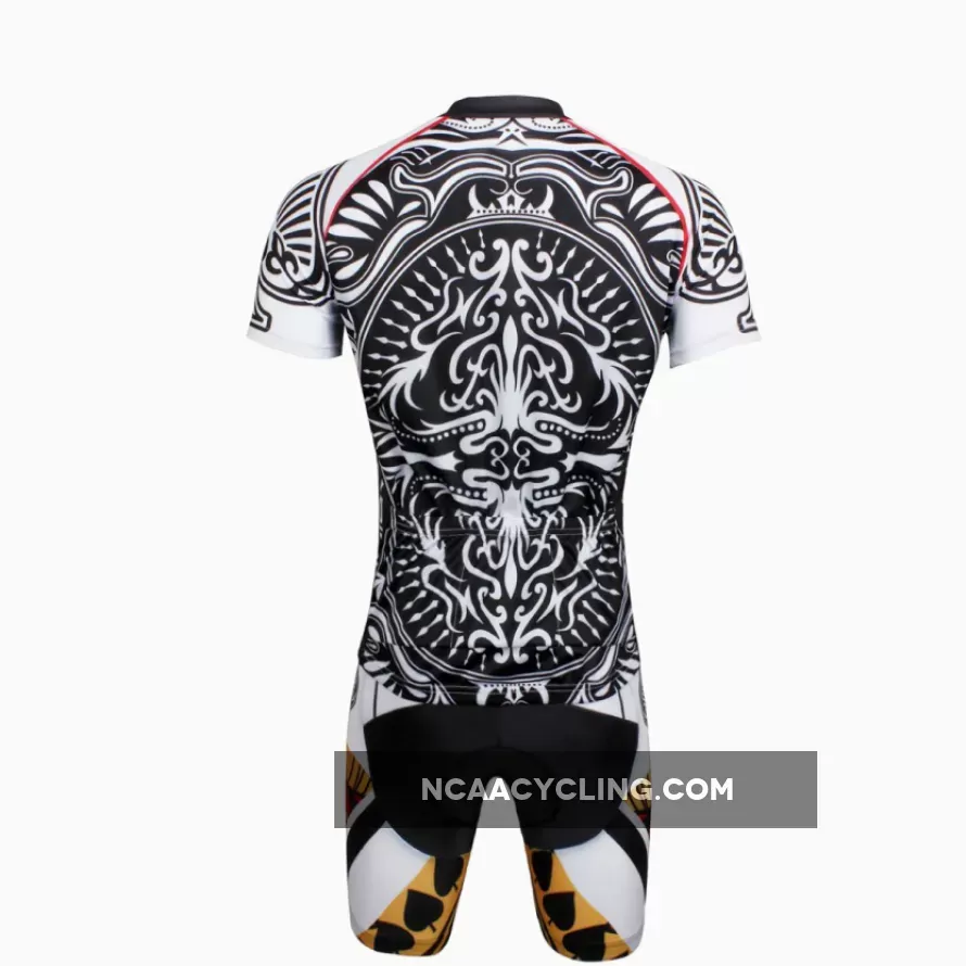Poker Face Playing Card Spades Jack Men's Biking Cycling Suit Jersey NO.639