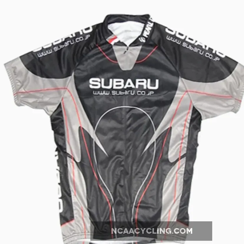 Subaru Black Short Sleeve Cycling Jersey Restock