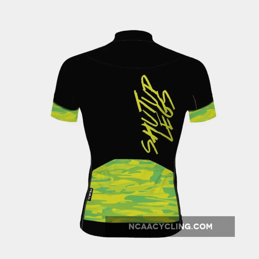 Primal Wear SUL Neon Camo Men's Full Zip Evo 2.0 Race Fit Cycling Jersey / Primal Camo