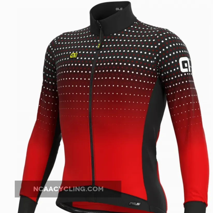 ALE' Bullet DWR PRS Red Long Sleeve Jersey,