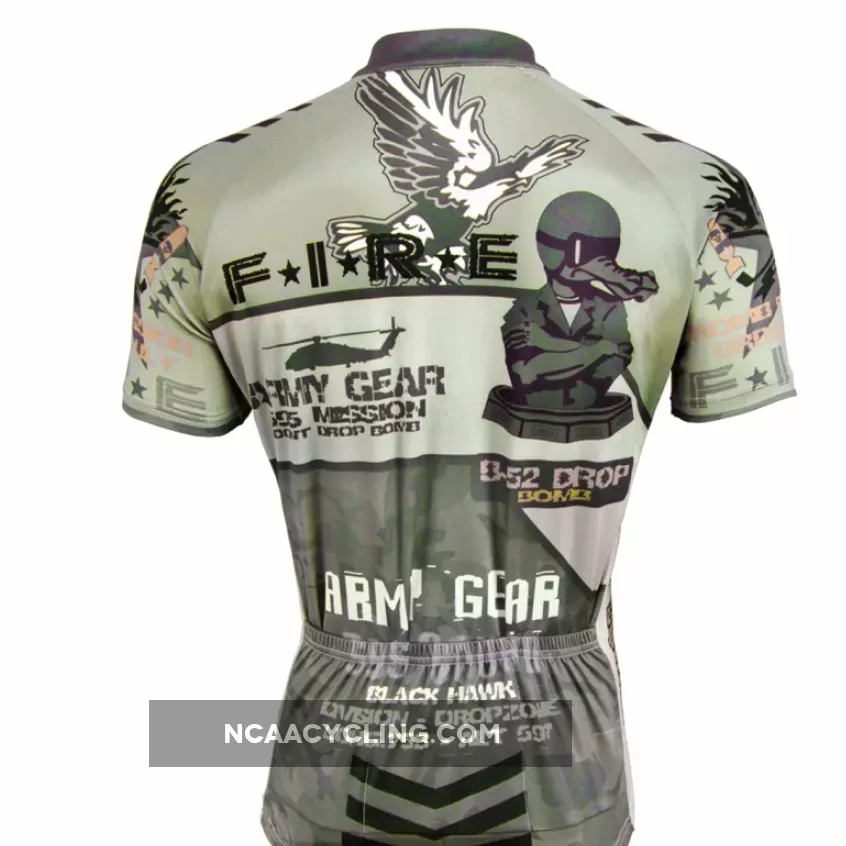 ILPALADINO ARMY GEAR ADMIN VETERAN Men's Outdoor Sports Wear Short-sleeve Cycling Jersey For Summer Breathable Spring Autumn Exercise Bicycling Pro Cycle Clothing Racing Apparel Outdoor Sports Leisure Biking Shirts NO.536