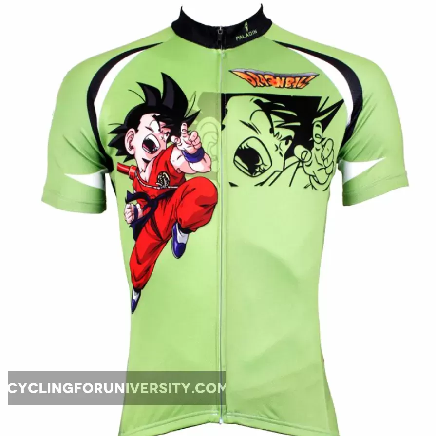 Ilpaladino Dragon Ball Wukong Man's Spring Summer Sportswear Short-sleeve Cycling Jersey Apparel Outdoor Sports Gear Cartoon World NO.520