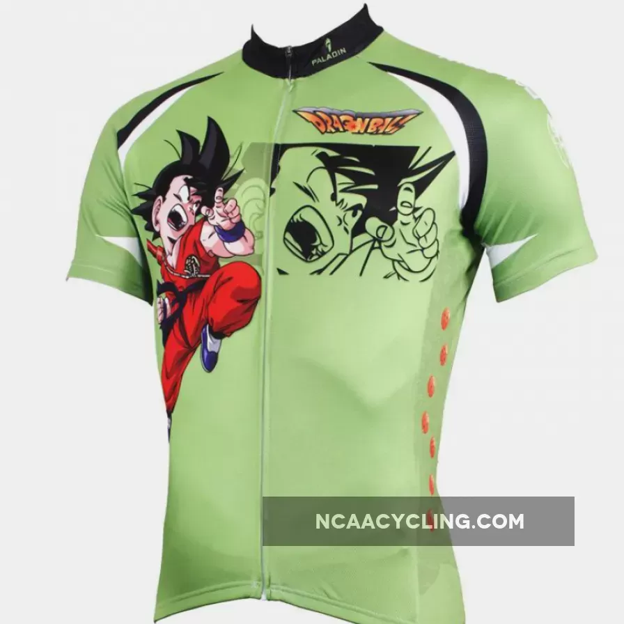 Ilpaladino Dragon Ball Wukong Man's Spring Summer Sportswear Short-sleeve Cycling Jersey Apparel Outdoor Sports Gear Cartoon World NO.520