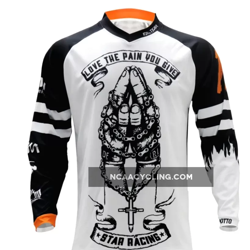 Jersey Downhill Moto Jersey Short Sleeve Motorcycle MTB Motocross Jersey MX ATV Cycling Jersey hombre BMX shirt