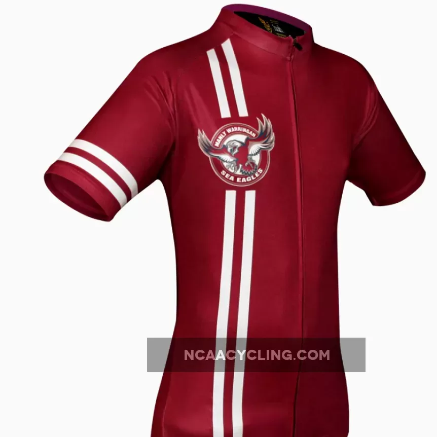 NRL Manly-Warringah Sea Eagles Short Sleeve Cycling Jerseys