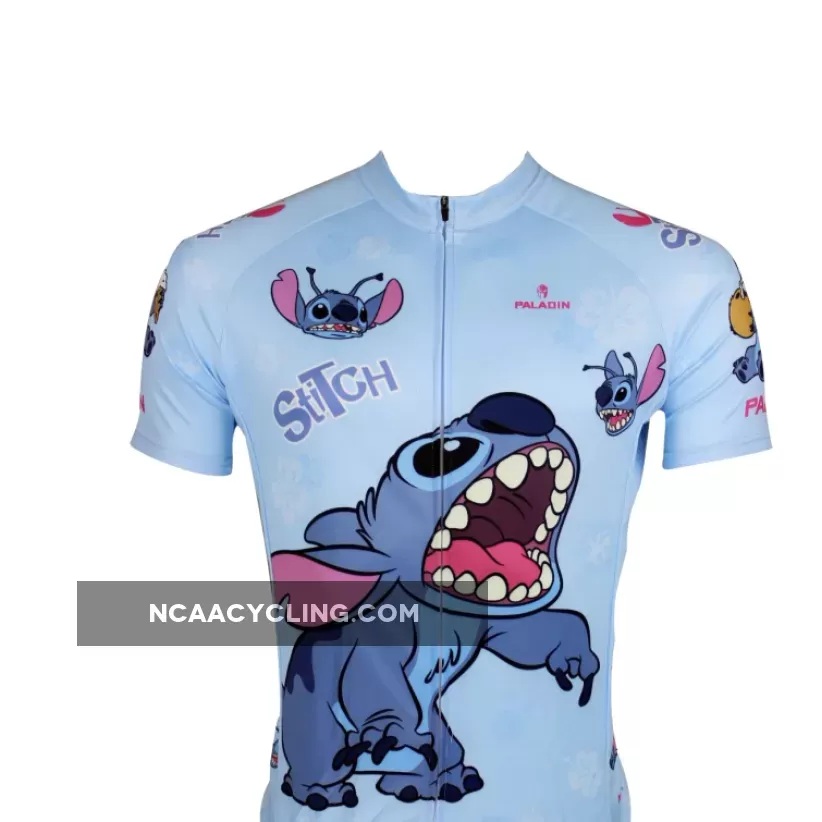 Stitch Man's Spring Summer Short/long-sleeve Cycling Jersey T-shirt Lilo & Stitch NO.98