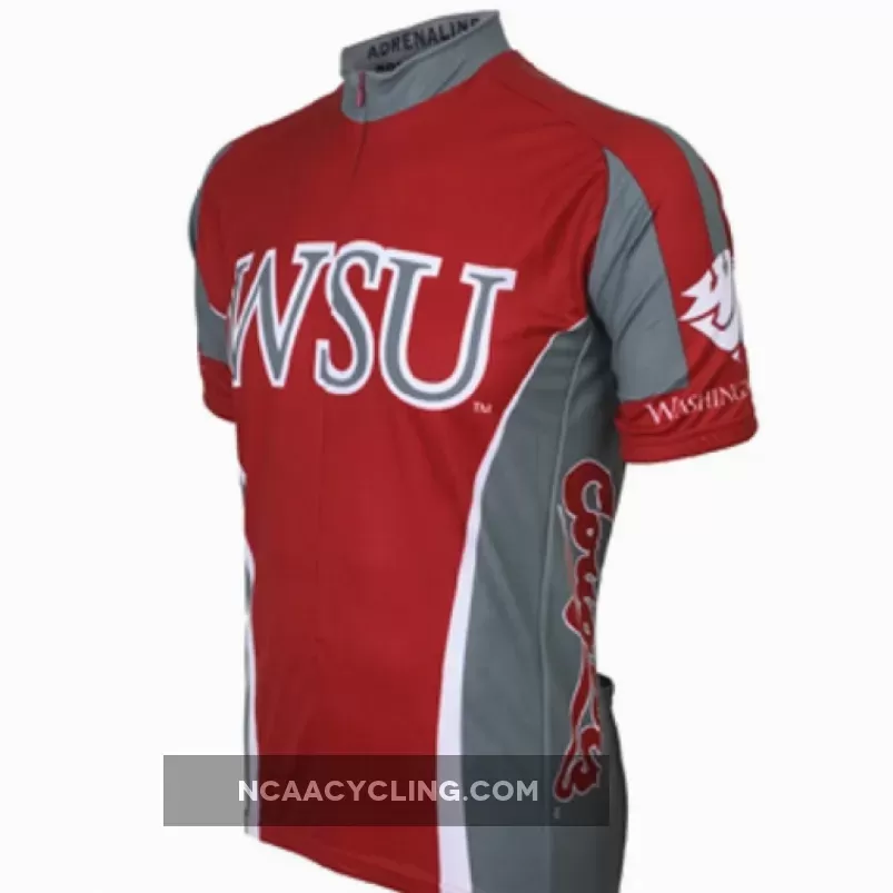 NCAA WSU or Wazzu Washington State University Cougars Cycling Jerseys