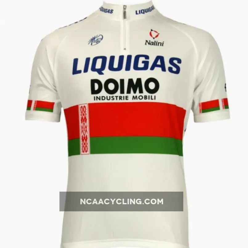 Liquigas weißrussischer Meister 2010 Radsport-Profi-Team Short Sleeve Jersey