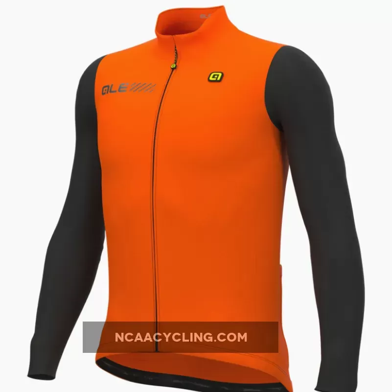Ale Solid Fondo 2.0 Long Sleeve Jersey - Orange Restock