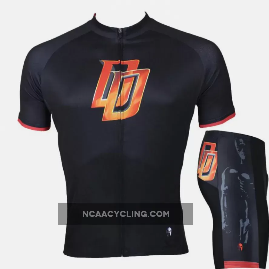 Marvel Comics Super Hero Short/Long-sleeve Cycling Jersey T-shirt Summer Spring Autumn Clothes Apparel Outdoor Sports Gear Leisure Biking Sportswear Daredevil NO.041