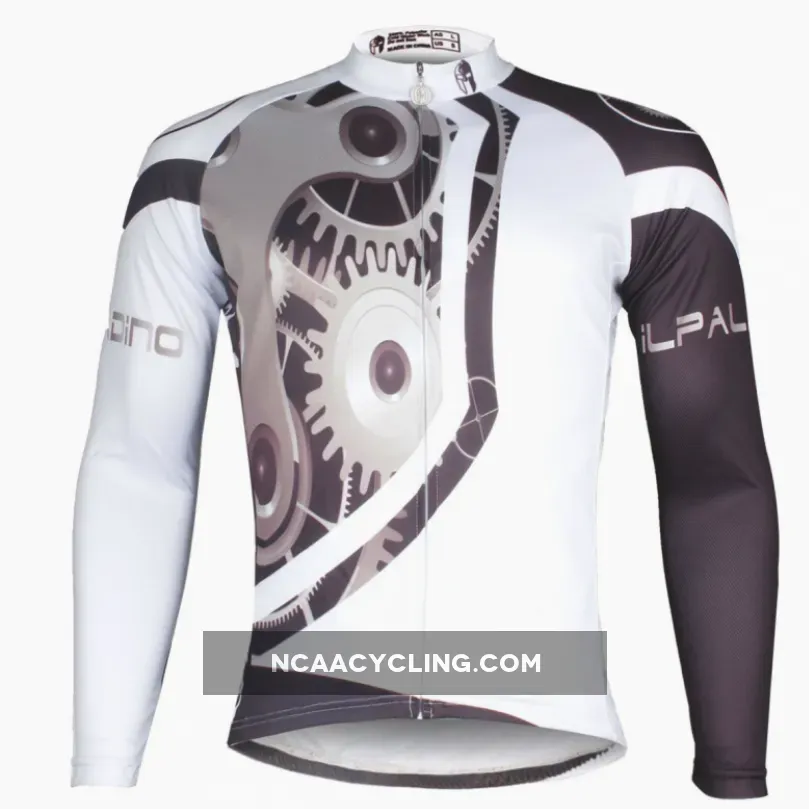 ILPARADINO Chain Men’s Winter Long Sleeves Cycling Jacket Apparel Outdoor Sports Leisure Biking Shirt (Velvet) NO.617