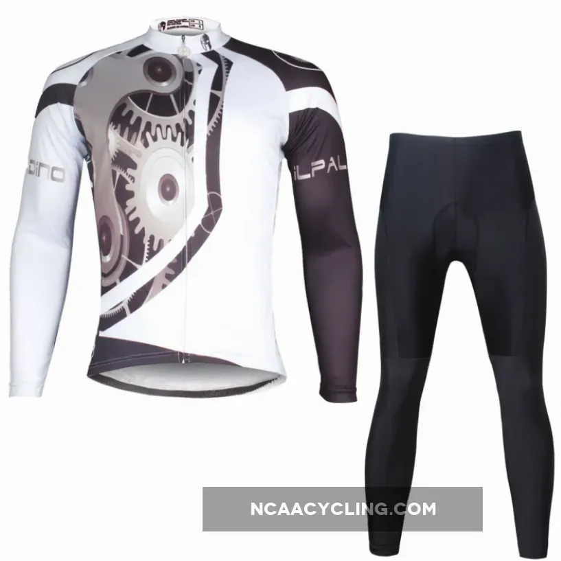 ILPARADINO Chain Men’s Winter Long Sleeves Cycling Jacket Apparel Outdoor Sports Leisure Biking Shirt (Velvet) NO.617