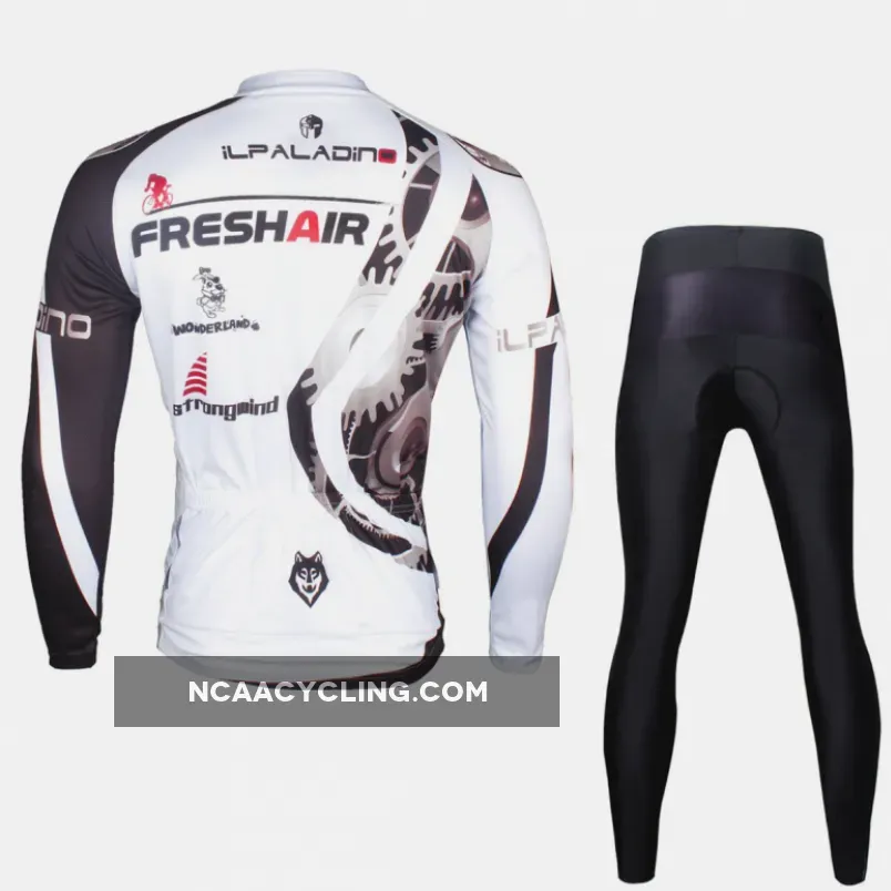 ILPARADINO Chain Men’s Winter Long Sleeves Cycling Jacket Apparel Outdoor Sports Leisure Biking Shirt (Velvet) NO.617