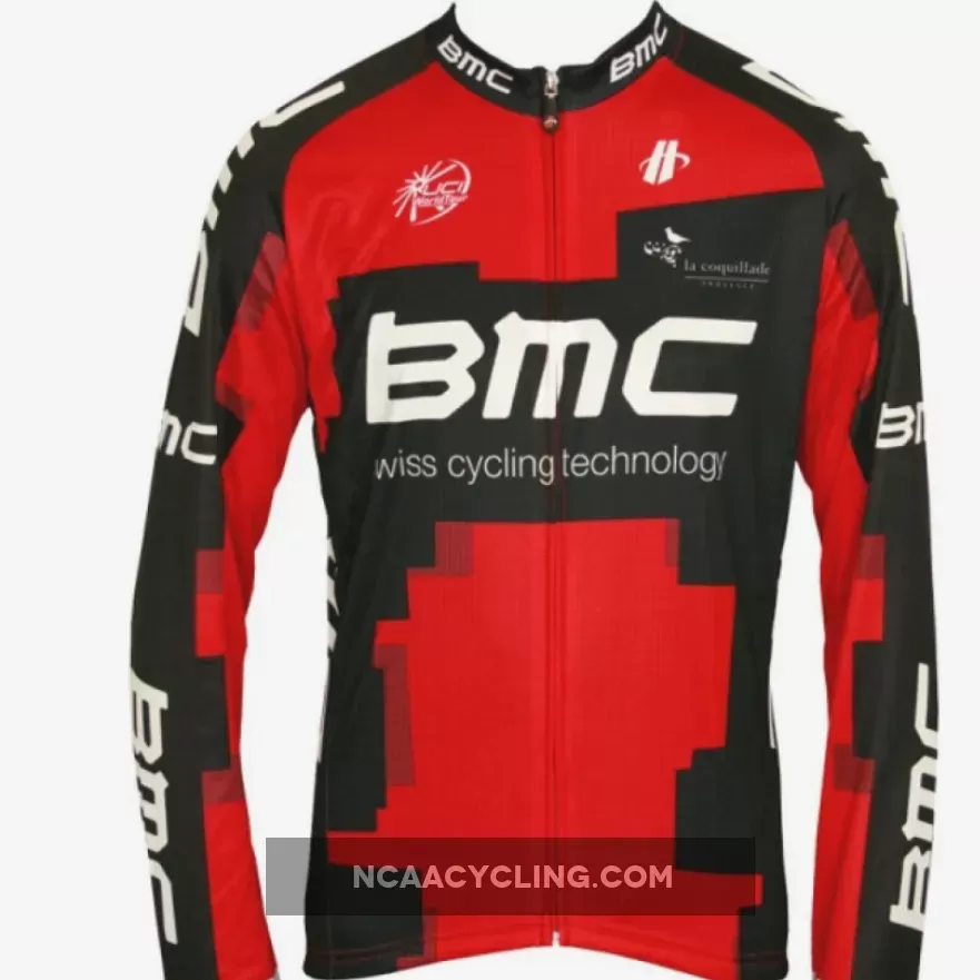 BMC RACING TEAM 2012 Hincapie Radsport-Profi-Team - Long Sleeve Jersey Jacket Black