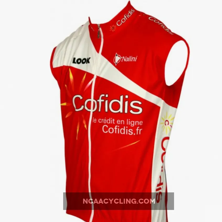 Cofidis 2012 Radsport-Profi-Team - Sleeveless jersey Vest