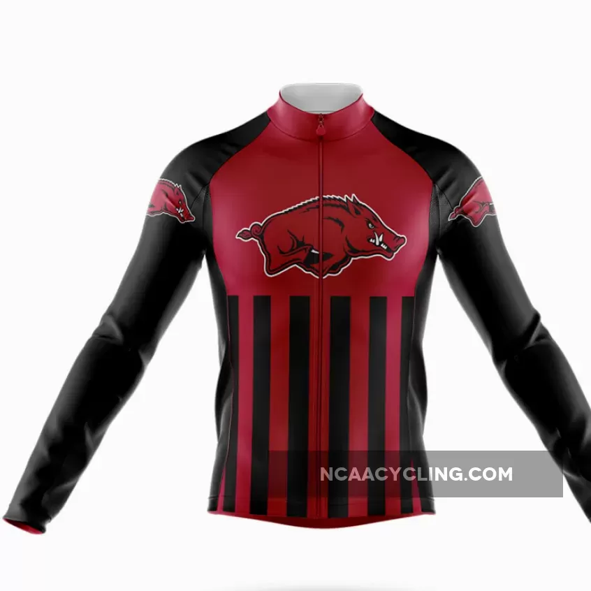University of Arkansas USA Long Sleeve Cycling Jersey Only