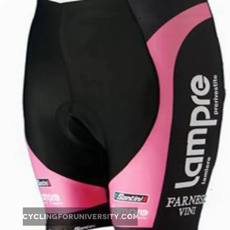 Team Lampre Black/Pink Cycling Shorts Online