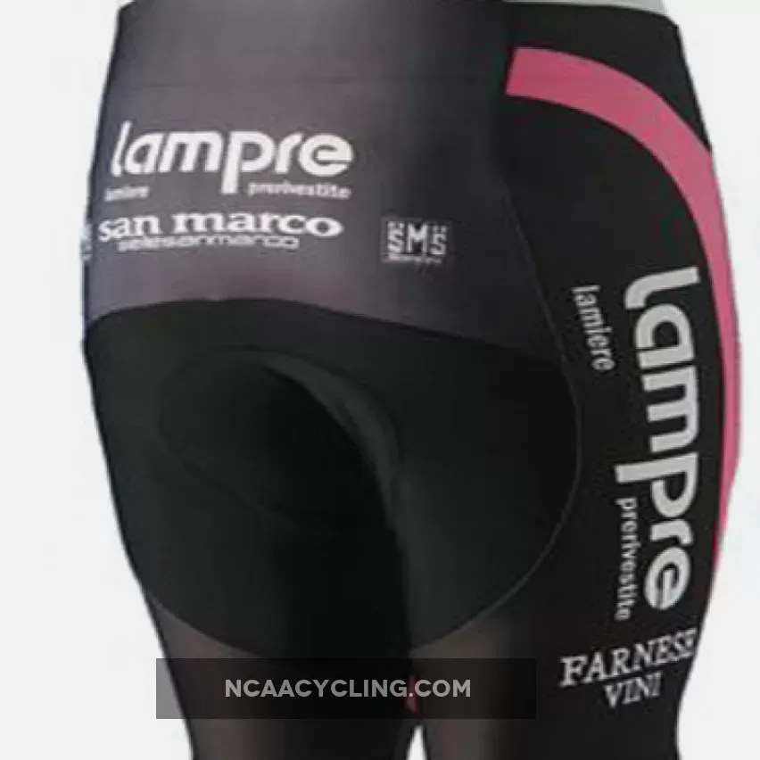 Team Lampre Black/Pink Cycling Shorts Online