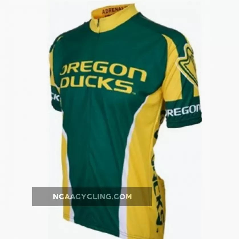 UO University of Oregon Ducks Cycling Short Sleeve Jersey