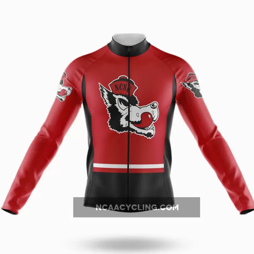 NCSU Wolfpack Long Sleeve Cycling Jersey Only Outlet