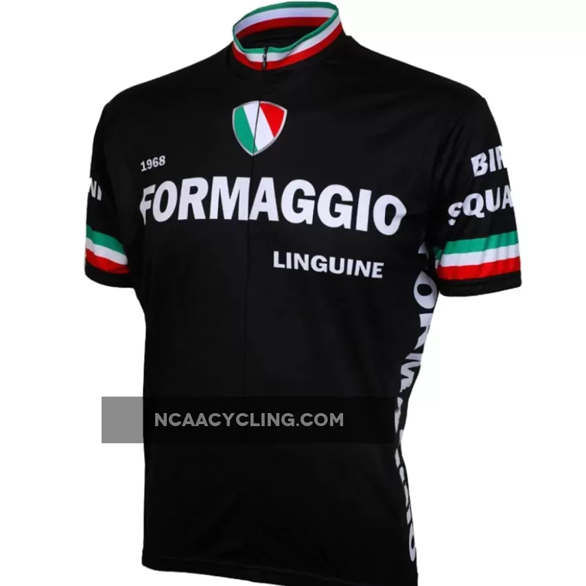 Formaggio 1968 Retro Short sleeve 19" zip men's cycling jersey