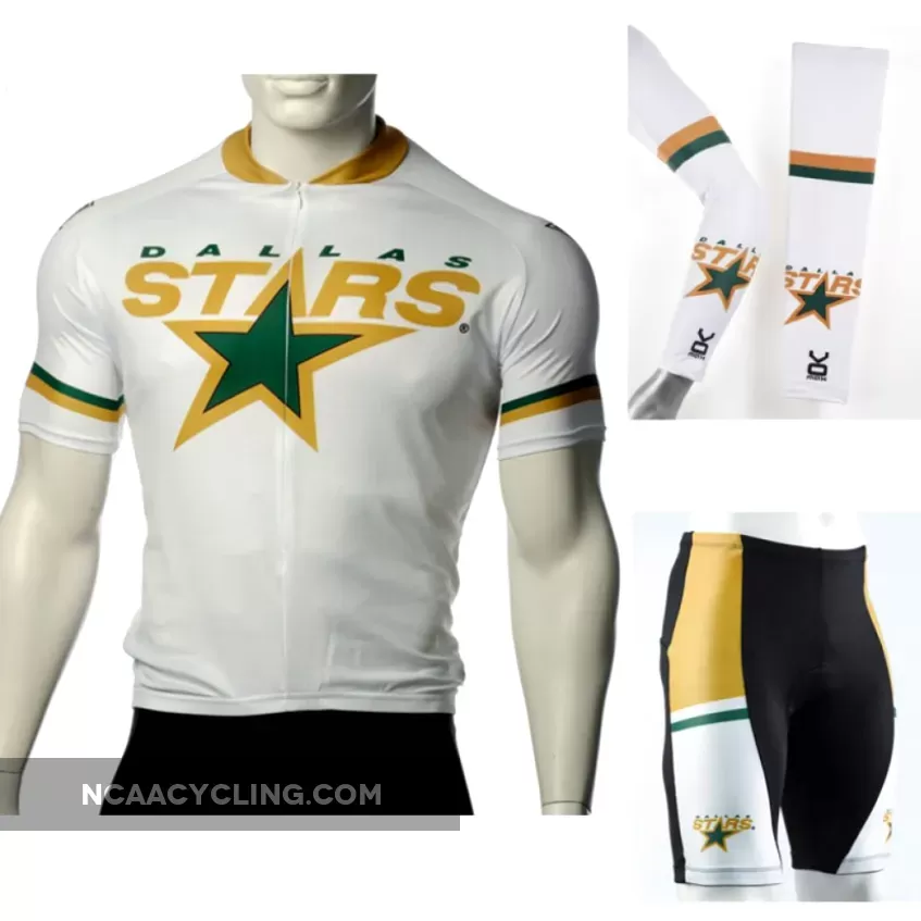 NHL Dallas Stars Cycling Jerseys Bib Shorts Arm Warmers