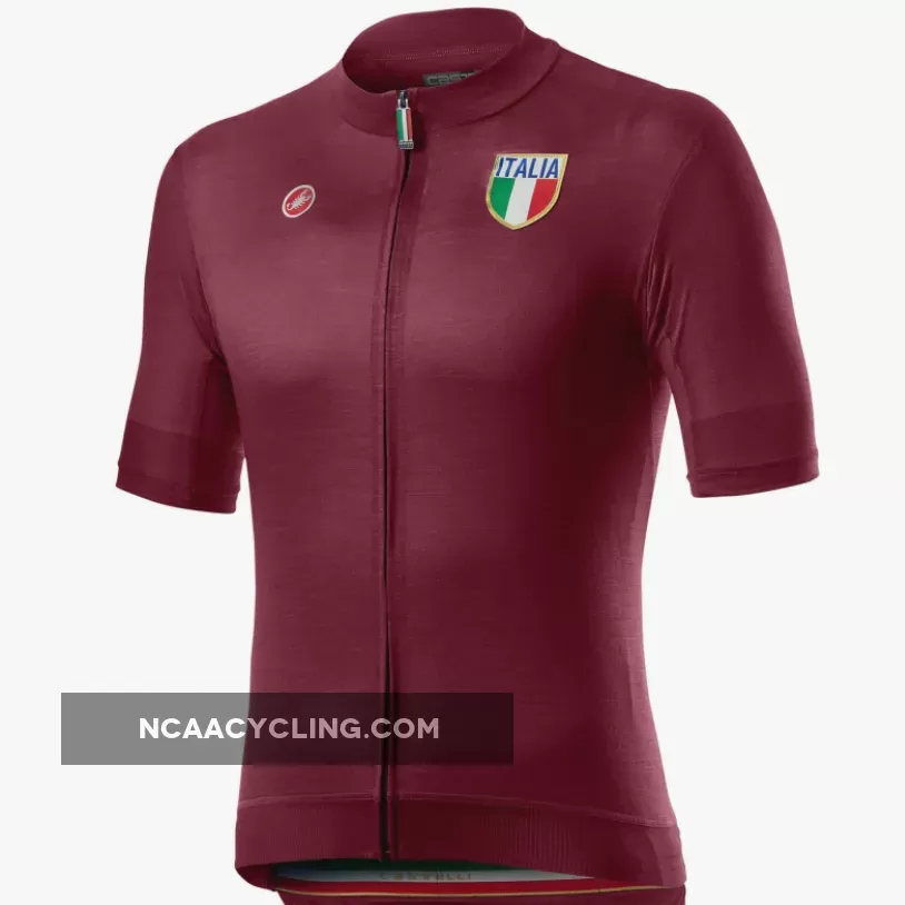 Castelli Italia 20 Jersey - Sangria Brand New