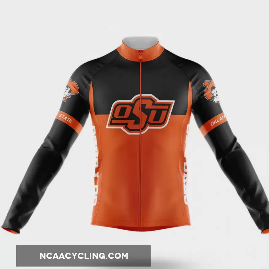 Oklahoma State University V2 Long Sleeve Cycling Jersey Only