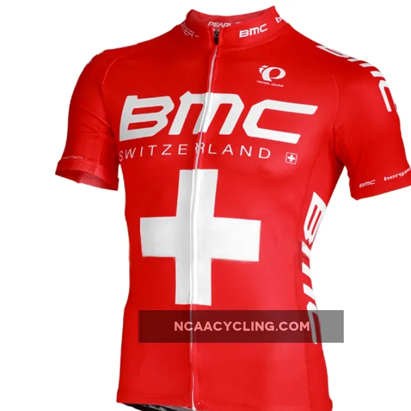 2013 BMC RACING TEAM Short Sleeve Jersey Swiss Champion Proline