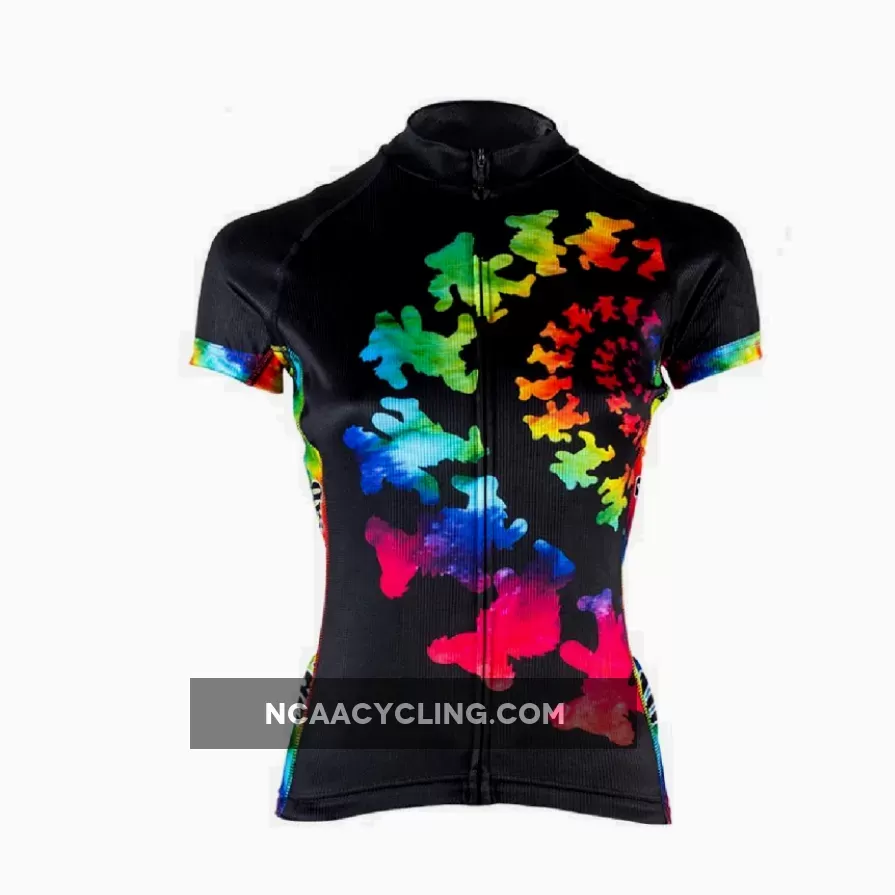 Primal Wear Grateful Dead Viola Women's Full Zip Evo Cycling Jersey / Viola Bicycle GDV1J45W_M