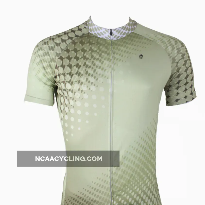 Ilpaladino Green Cool Men's Breathable Quick Dry Short-Sleeve Cycling Jersey Bicycling Shirts Summer Sport Upper Wear NO.291