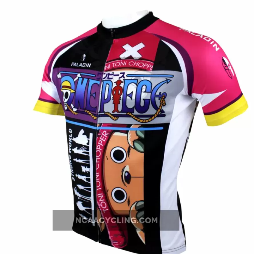 ONE PIECE Series Sea Kings Anime Manga Pirates Tony Tony Chopper Men's Cycling Suit/Jersey Team Kit Jacket T-shirt Summer Spring Autumn Clothes Sportswear Cartoon Blue-nosed Reindeer NO.071