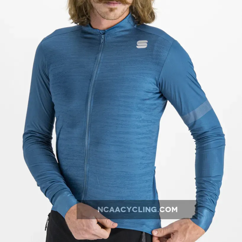 Sportful Supergiara Thermal long sleeve jersey - Light blue
