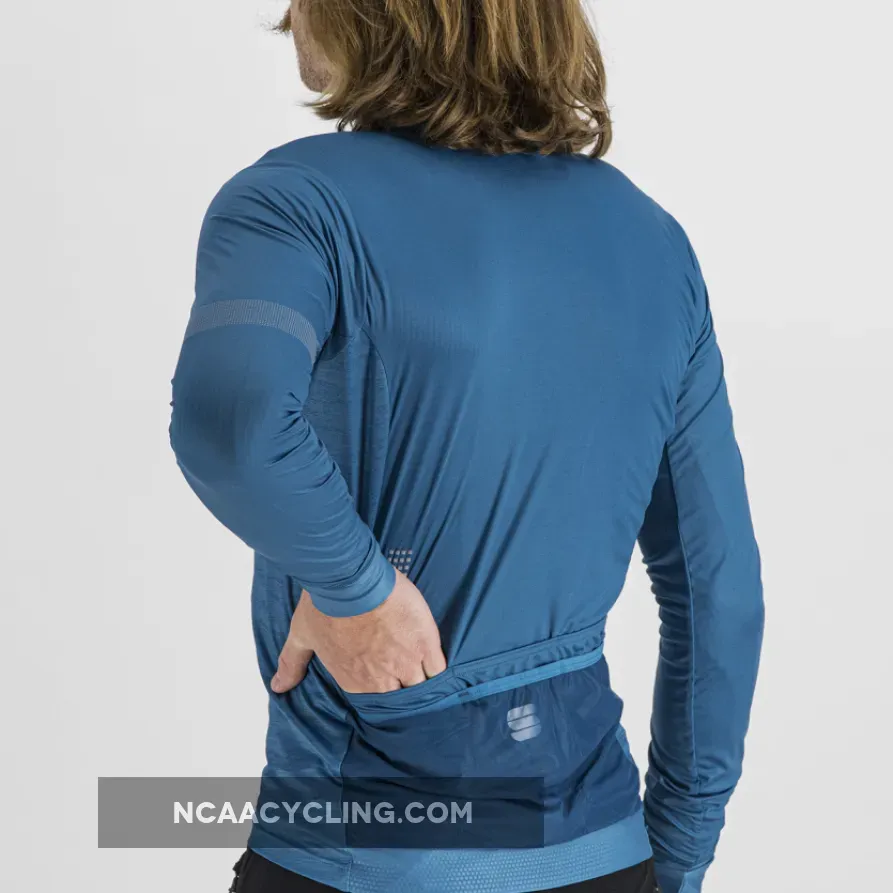 Sportful Supergiara Thermal long sleeve jersey - Light blue