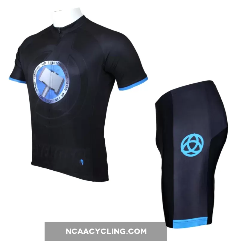 Thor’s Hammer Men's Cycling Jersey Marvel Comics Super Hero jerseys NO.042