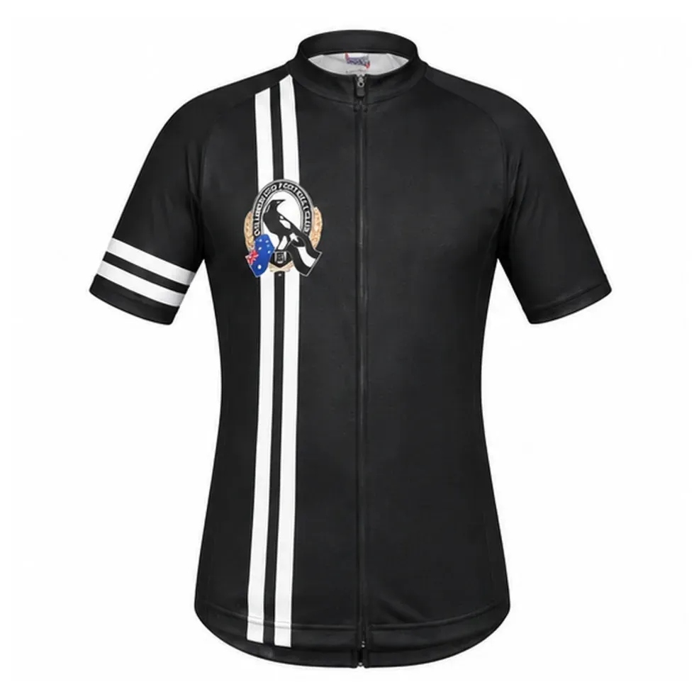 AFL Collingwood Magpies Mountain and road bike Short Sleeve Cycling Jersey