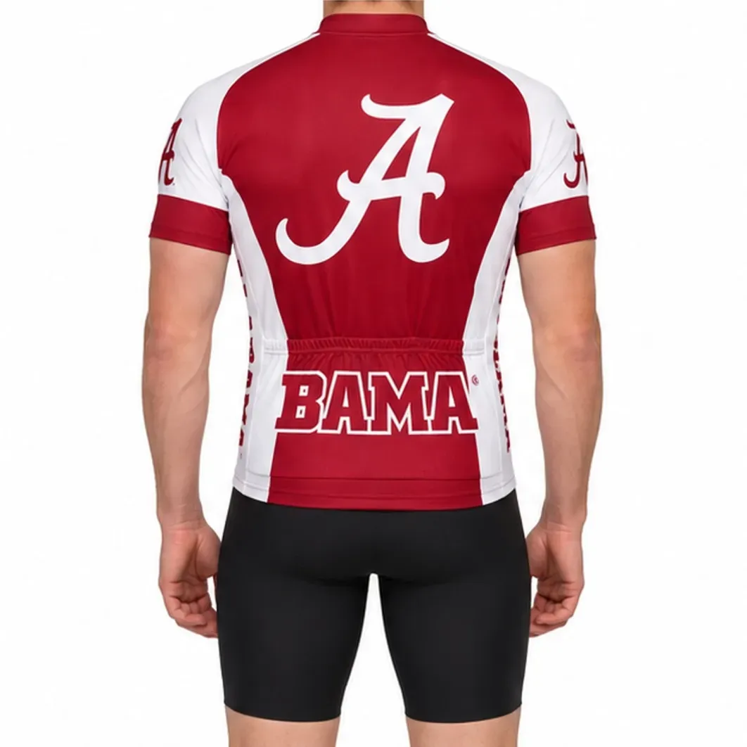 Alabama Men's Cycling Jersey Alabama Men's Cycling Jersey