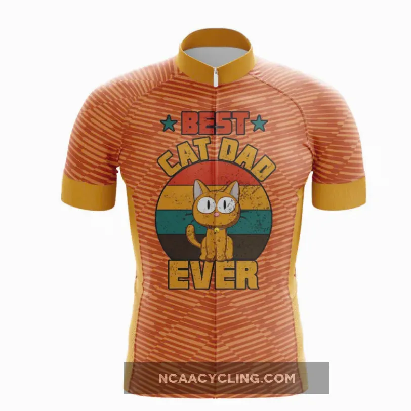 Best Cat Dad Cycling Jersey