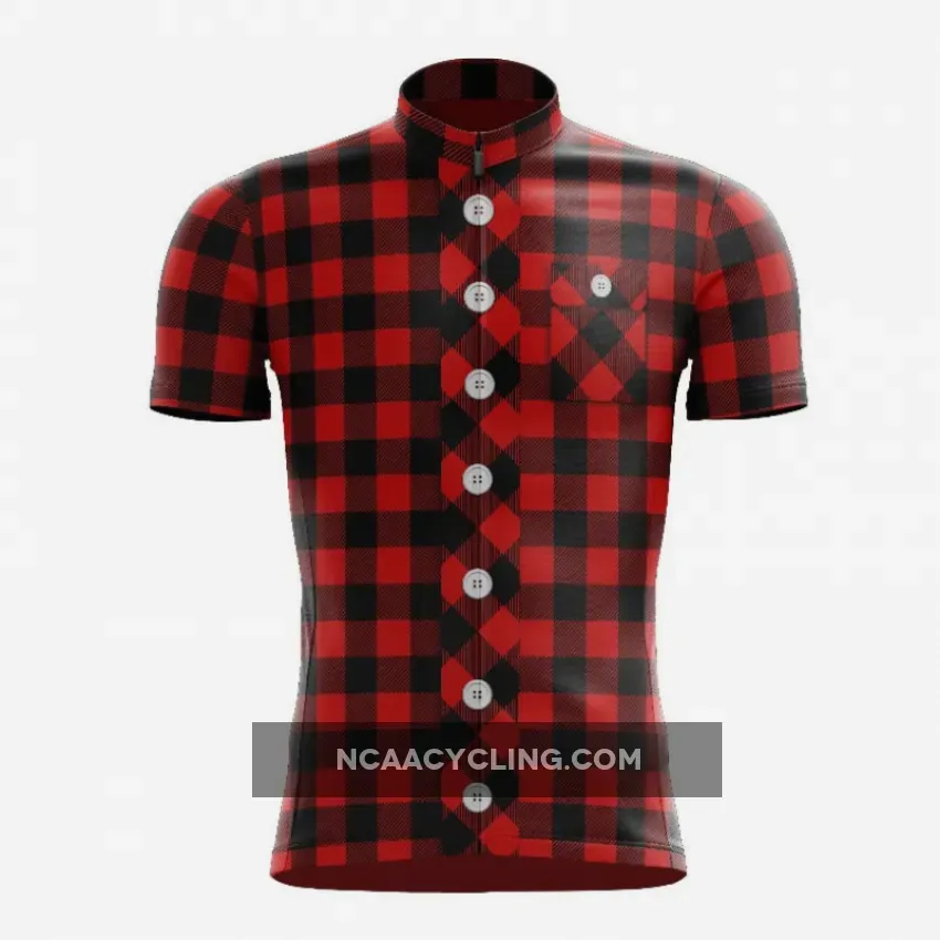 Blood Red Lumberjack Cycling Jersey