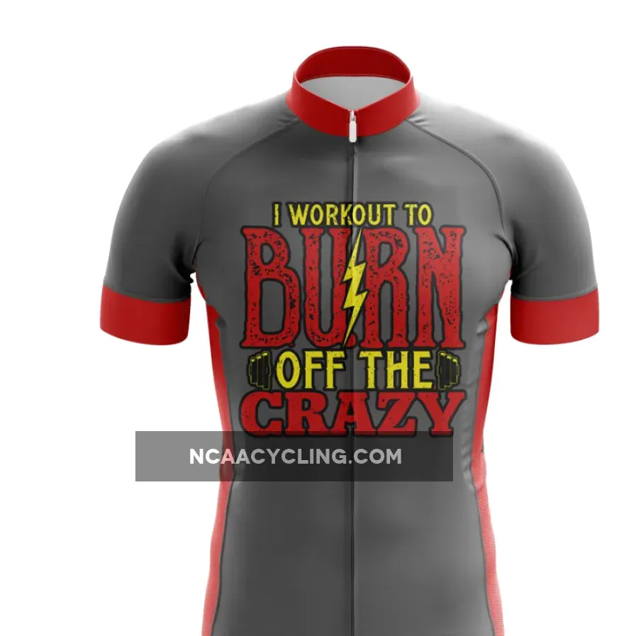 Burn Off the Crazy Bicycle Jersey
