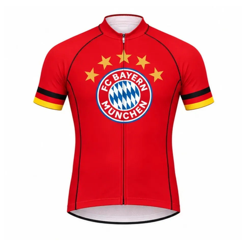 FC Bayern München Munich Short Sleeve Cycling Jersey