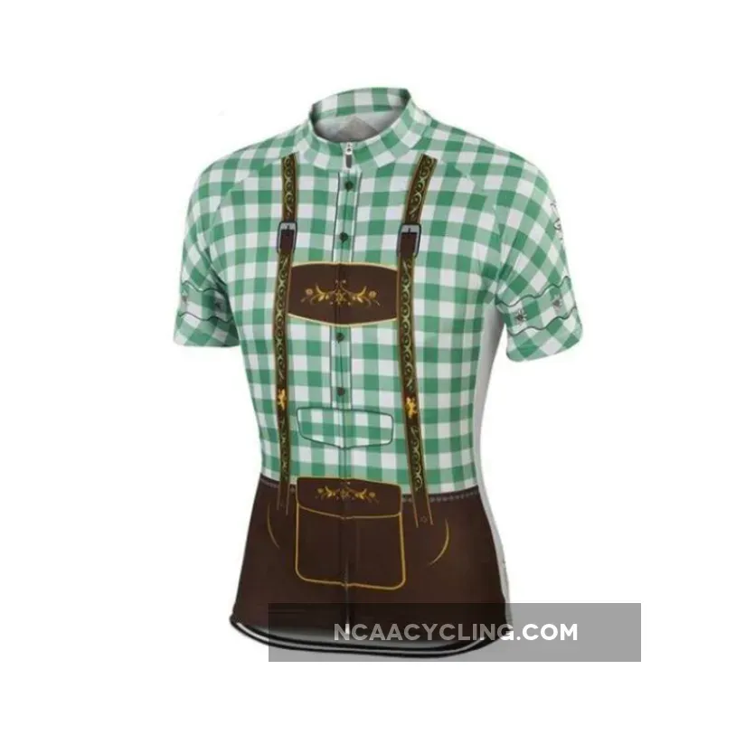 Green Lederhosen Cycling Jersey