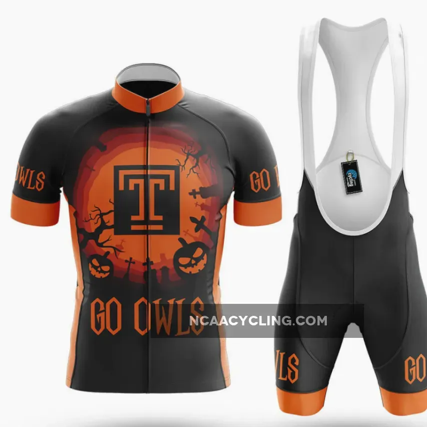 Halloween Temple University Cycling Kit Full Set