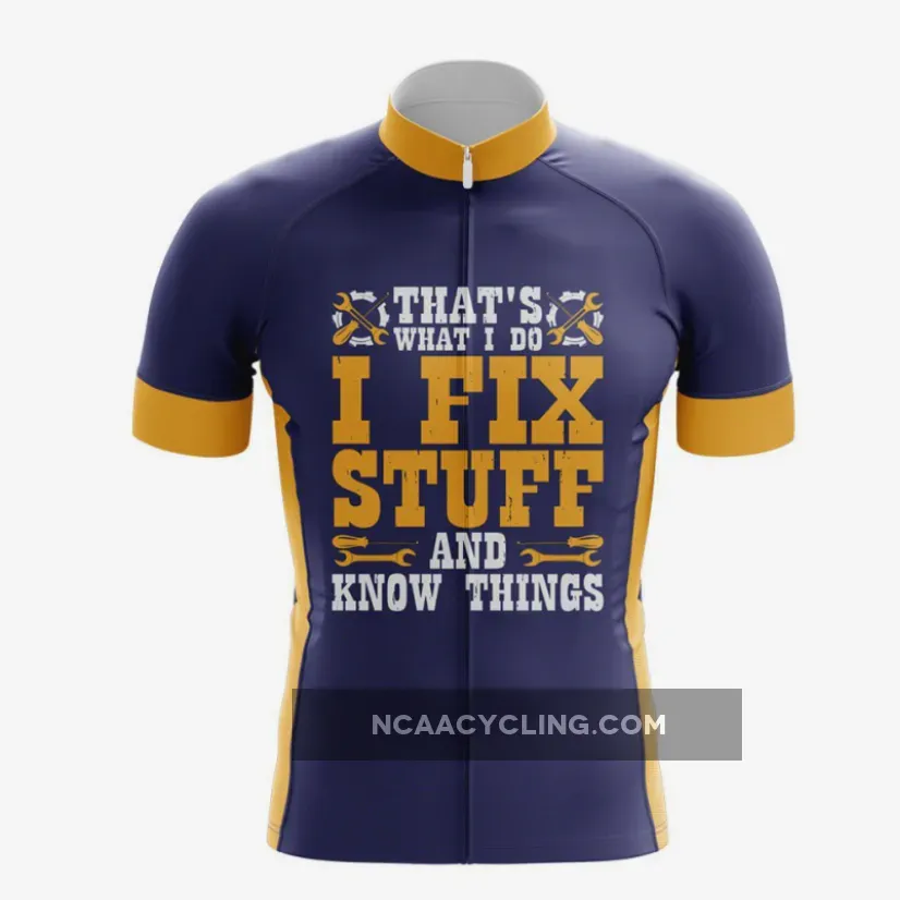 I Fix Stuff Bicycle Jersey